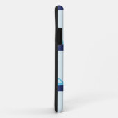 Coques Case-Mate iPhone voitures bleues vintage (Dos/Droite)