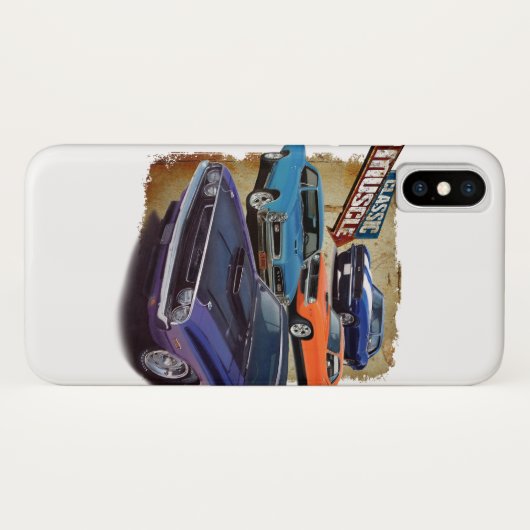Coques Case-Mate iPhone Voitures classiques de muscle (Dos (Horizontal))