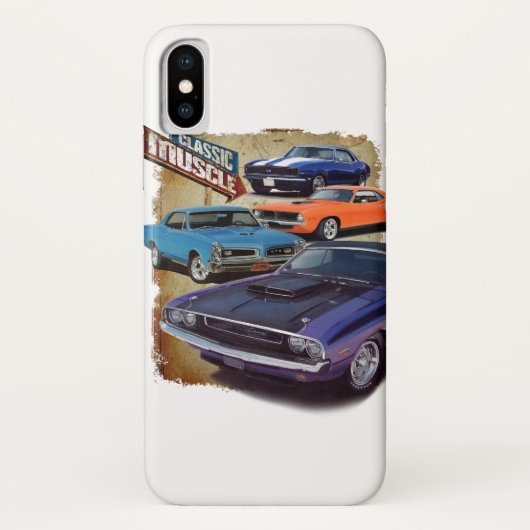 Coques Case-Mate iPhone Voitures classiques de muscle (Dos)