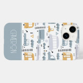 Coques Case-Mate iPhone Voitures mignonnes dans le Motif de la circulation (Verso (horizontal))