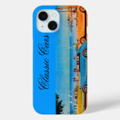 COQUES Case-Mate iPhone VOITURES SKY BLUE JAUNE (Verso)