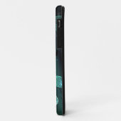 Coques Case-Mate iPhone Vol de libellule verte lumineuse (Dos/Gauche)