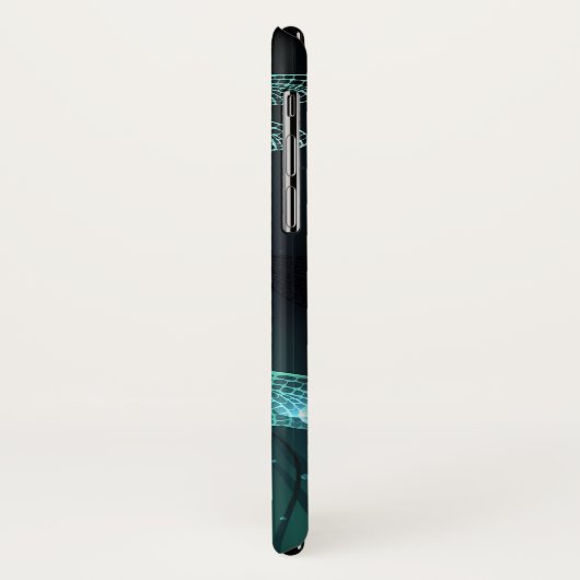 Coques Case-Mate iPhone Vol de libellule verte lumineuse (Dos/Gauche)