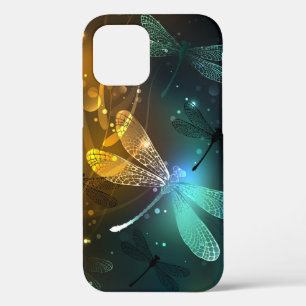 Case-Mate iPhone Case Vol de libellule verte lumineuse