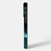 Coques Case-Mate iPhone Vol de libellule verte lumineuse (Verso / Gauche)