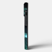 Coques Case-Mate iPhone Vol de libellule verte lumineuse (Verso / Gauche)
