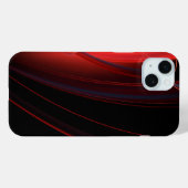 Coques Case-Mate iPhone Vol de nuit. Art Abstrait Élégant Dans Des Tons Dé (Verso (horizontal))