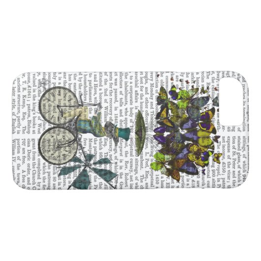 Coques Case-Mate iPhone Vol temps Rabbit (Dos (Horizontal))