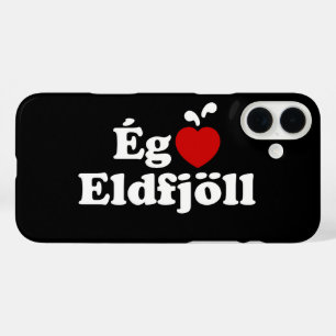 Coques iPhone 16 Plus Volcans I Heart (Love) [Ég Elska Eldfjöll]