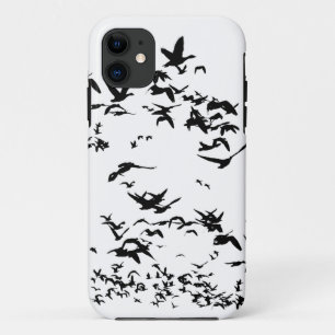 Coques Pour iPhone Voler d'animaux de faune d'oiseaux d'oies de neige