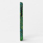 Coques Case-Mate iPhone Voler, voler la libellule sur le vert émeraude (Dos/Gauche)