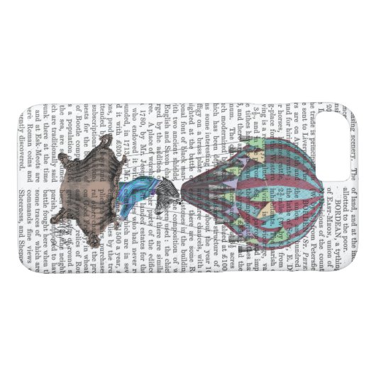 Coques Case-Mate iPhone Voler Zebra (Dos (Horizontal))