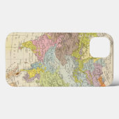 Coques Case-Mate iPhone Volkerkarte von Asien - carte de l'Asie (Verso (horizontal))
