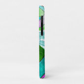 Coques Case-Mate iPhone Volley-ball féminin turquoise rose chaux (Dos/Gauche)