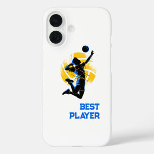 Coques iPhone 16 Volley-ball meilleur joueur Professionnel