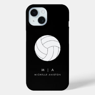 Coque Pour iPhone 15 Volley-ball personnalisé
