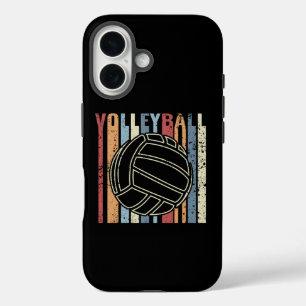 Coques iPhone 16 Volley-ball Vintage rétro