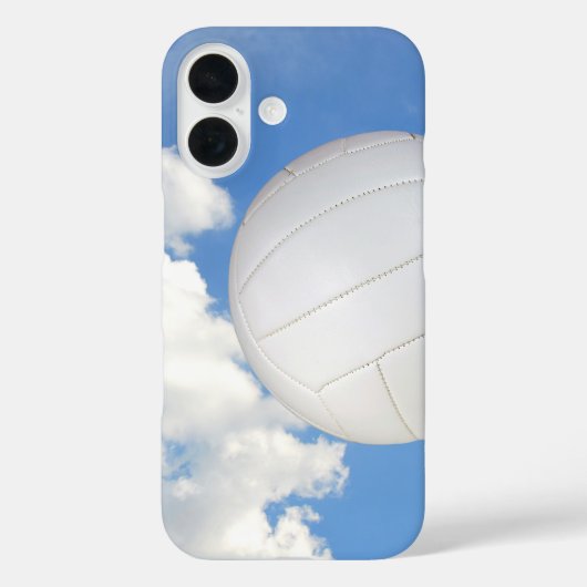Coques Case-Mate iPhone Volleyball dans un ciel bleu (Verso)