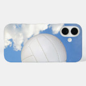 Coques Case-Mate iPhone Volleyball dans un ciel bleu (Verso (horizontal))