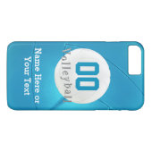 Coques Case-Mate iPhone Volleyball iPhone 7 PLUS Coques avec numéro, nom (Dos (Horizontal))