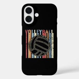 Coques iPhone 16 Volleyball Rétro Vintage