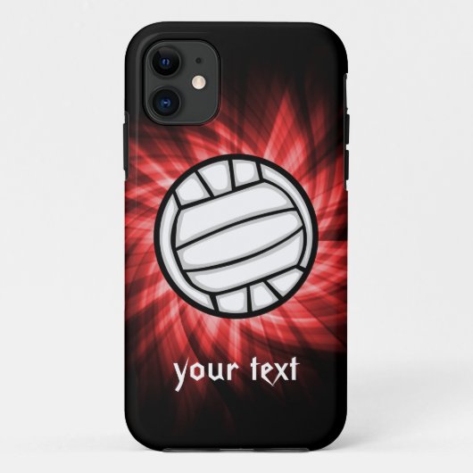 Coques Case-Mate iPhone Volleyball ; Rouge (Dos)