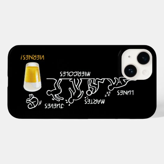 Coques Case-Mate iPhone Volution de la bière (Verso (horizontal))