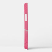 Coques Case-Mate iPhone vortex carré en velours rose (Verso / Droite)