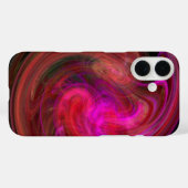 Coques Case-Mate iPhone VORTEX LÉGER / Abstrait rose fuchsia (Verso (horizontal))