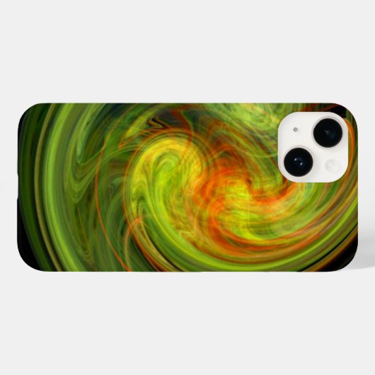 Coques Case-Mate iPhone VORTEX LÉGER, jaune vif (Verso (horizontal))