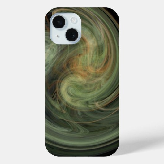 Coques Case-Mate iPhone VORTEX LUMINEUX, blanc vif gris jaune (Verso)