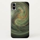 Coques Case-Mate iPhone VORTEX LUMINEUX, blanc vif gris jaune (Dos)