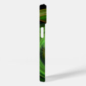 Coques Case-Mate iPhone VORTEX LUMINEUX, vert vif (Verso / Droite)
