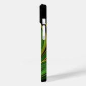 Coques Case-Mate iPhone VORTEX LUMINEUX, vert vif (Verso / Gauche)