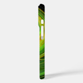 Coques Case-Mate iPhone VORTEX LUMINEUX, vert vif (Verso / Gauche)