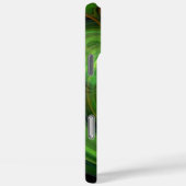 Coques Case-Mate iPhone VORTEX LUMINEUX, vert vif (Verso / Droite)