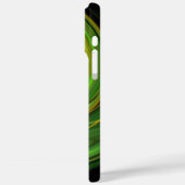 Coques Case-Mate iPhone VORTEX LUMINEUX, vert vif (Verso / Gauche)