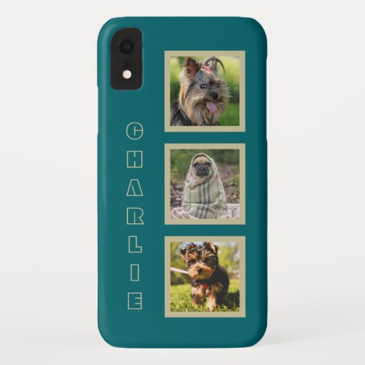 Coques Case-Mate iPhone VOS 3 PHOTOS et cas nommés faits sur commande de (Dos)