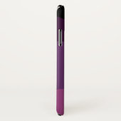 Coques Case-Mate iPhone Vos initiales de chevauchement | Moderne violet et (Dos/Droite)