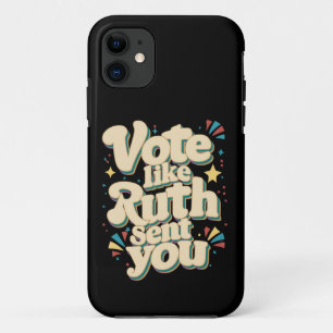 Case-Mate iPhone Case Voter Comme Ruth Vous A Envoyé Uterus Feminist LGB
