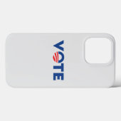 Coques Case-Mate iPhone Voter la typographie de l'espoir moderne démocrate (Verso (horizontal))