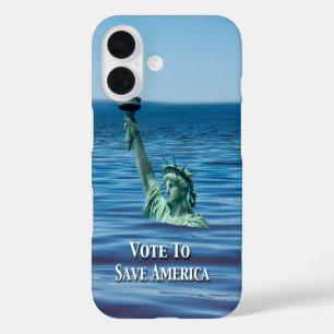 Coques iPhone 16 Votez pour sauver l'Amérique lors de cette électio
