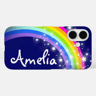 Coques iPhone 16 "Votre" (arc-en-ciel nommé de lettre 6) sur la
