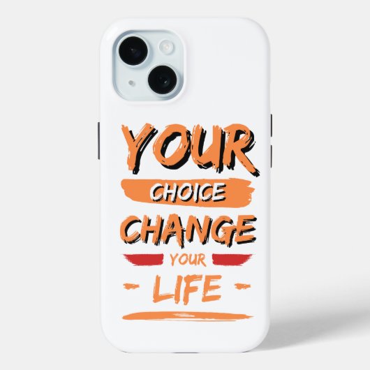 Coques Case-Mate iPhone votre choix changez votre vie (Verso)