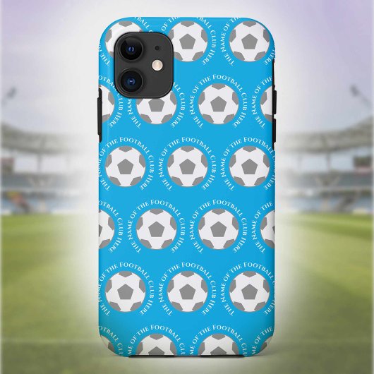 Coques Case-Mate iPhone Votre équipe de football dans Sky Blue