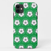 Coques Case-Mate iPhone Votre équipe de football en vert (Dos)