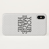 Coques Case-Mate iPhone Votre image ici Une étape facile vers une personna (Dos (Horizontal))