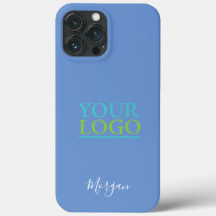 Case-Mate iPhone Case Votre logo/art/photo DIY nom écriture blanche, ble