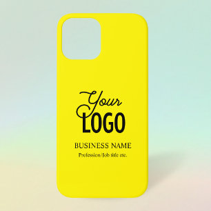 Case-Mate iPhone Case Votre Logo Et Nom D'Entreprise Etc. Jaune Lumineux