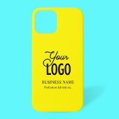 Coques Case-Mate iPhone Votre Logo Et Nom D'Entreprise Etc. Jaune Lumineux